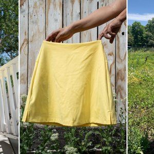 RARE Girlfriend Collective Lemon Size Small Skort
